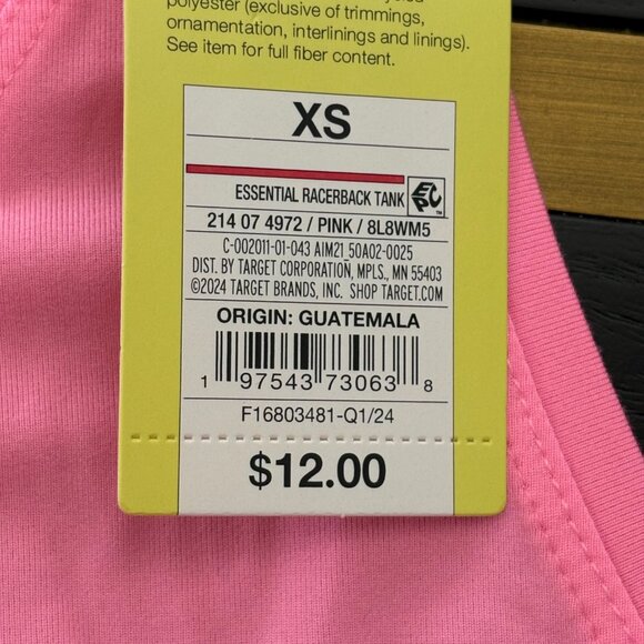 All in Motion Razor Back Top Size X-Small NWT - Picture 5 of 8